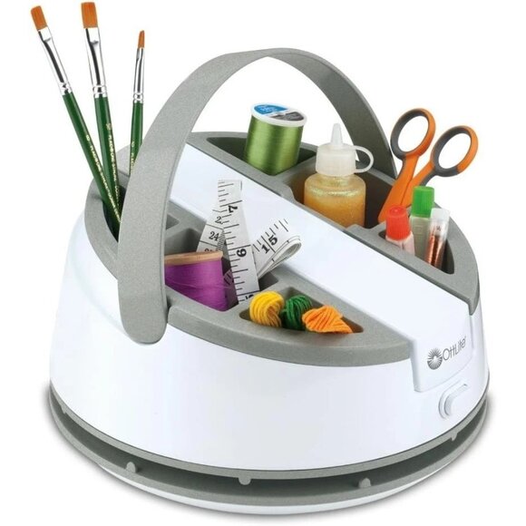 Ottlite Craft Caddy Lamp W94008 Craft Light Storage Organizer New - Picture 7 of 11